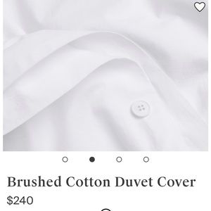 Brushed Cotton king Duvet and shams
